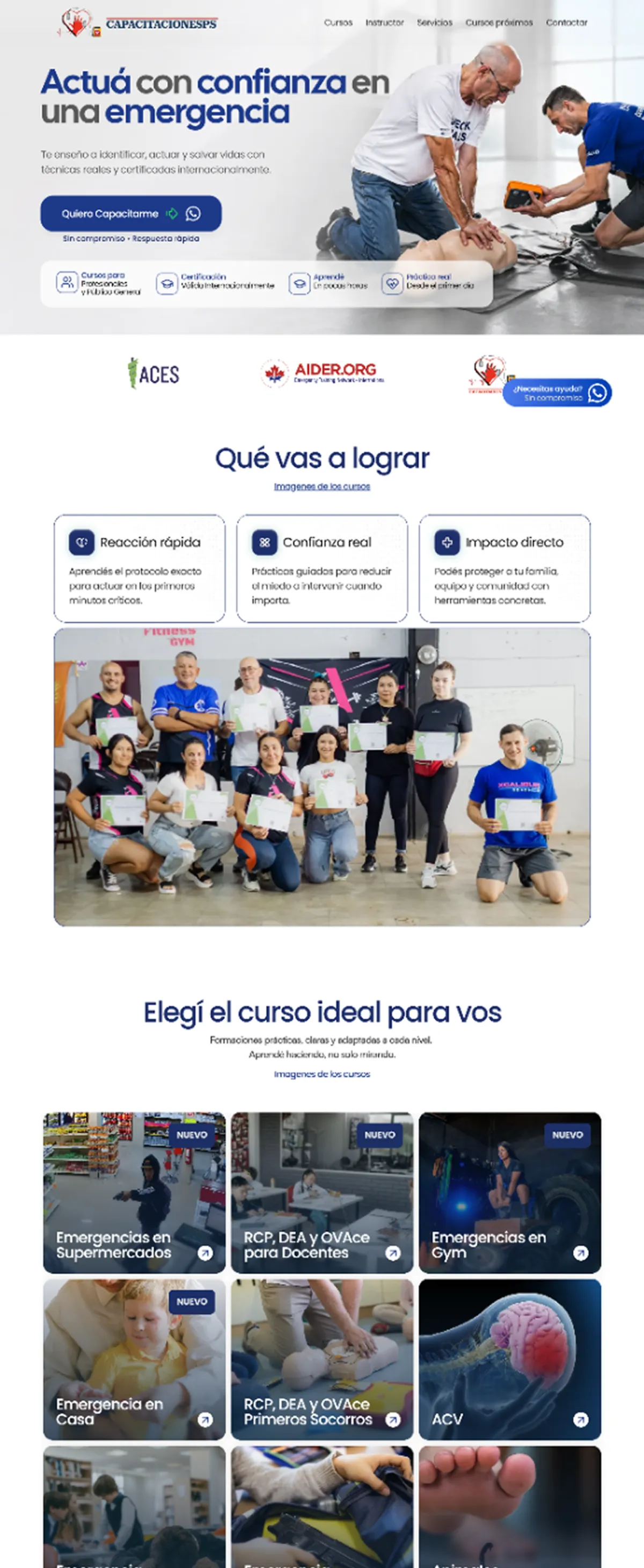 Fondo del sitio de CapacitacionesPS