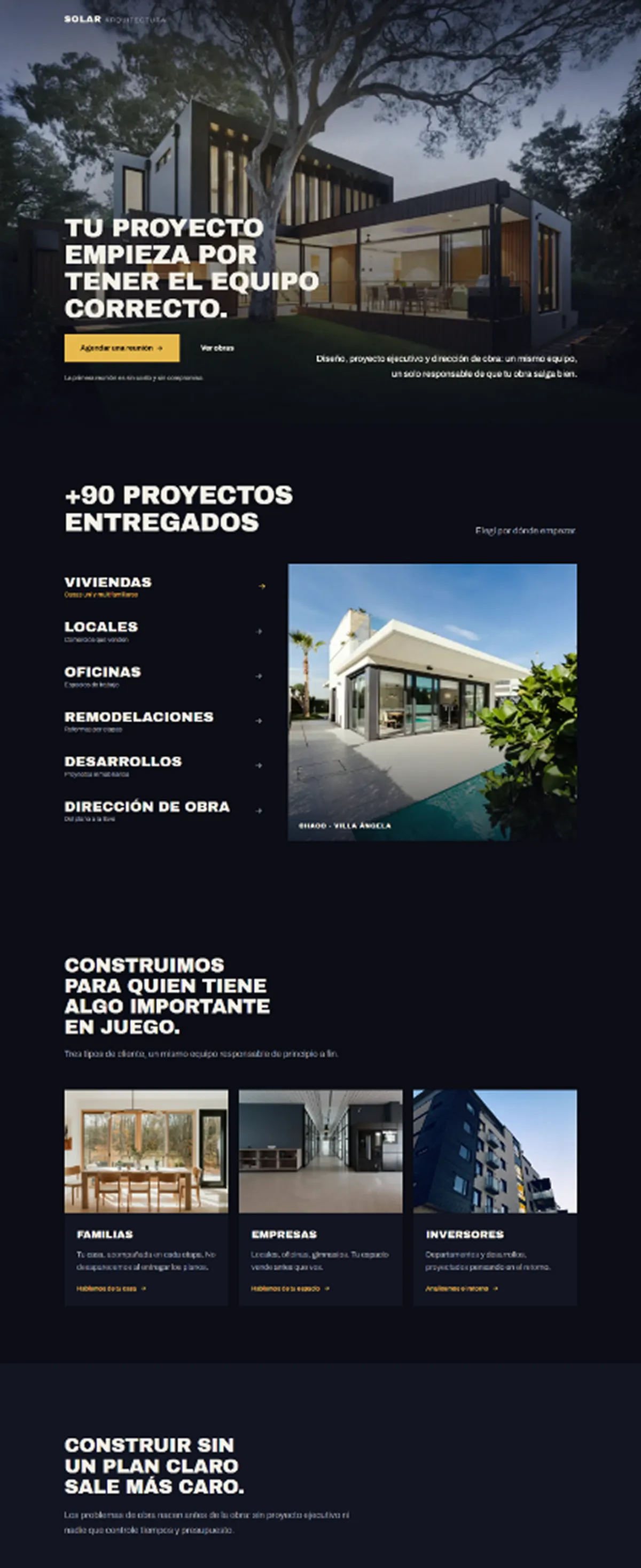 Fondo del sitio de Solar Arquitectura